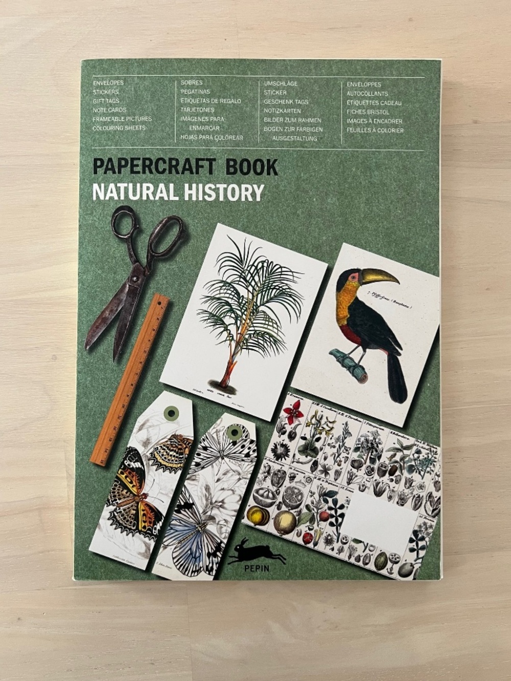 PEPIN Press Natural History Papercraft Book